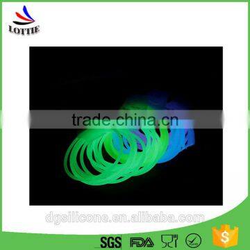 China Manufacturer BPA Free 100% Food Grade Silicone Wristbands photo-2