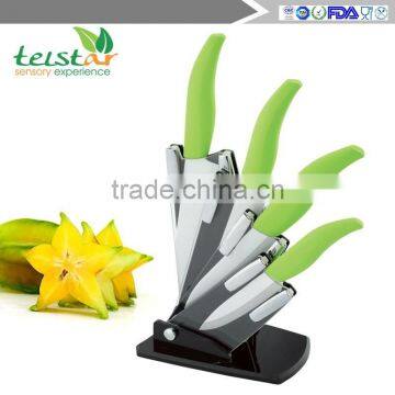 ABS Handle Environmental Zirconia Ceramic Knife Portfolio Four-piece High-grade Yakeli Ceramic Knife Sets Ceramic Fruit Knife photo-2