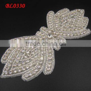 2016 New product fancy artificial rhinestone beaded collar for lady dresses