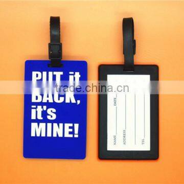 Custom Made High Quality Soft Pvc Travel Luggage Tag photo-5