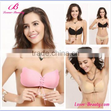 Drop Shipping Seamless Tube Backless Invisible Strapless Nude Bra