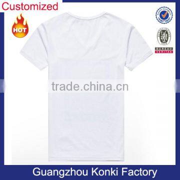 100% Polyester High Quality Sports T-shirt Simple White Color photo-2