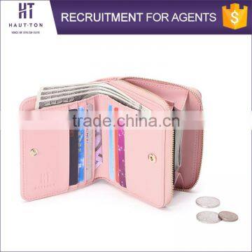 Classic Leisure Ladies Mini Card Wallets Best Selling Fashion Women Sheep Skin Leather Wallet For Sale photo-6