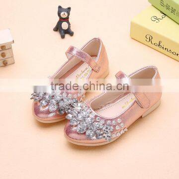 MLS01085 Popular Leather Kids Dress Baby Girls Shoes 2017 photo-2