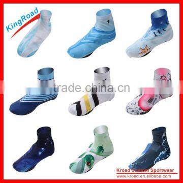 2016 New Design Model, Colorful Cycling Shoecovers With Italy Ink, Wicking Mositure