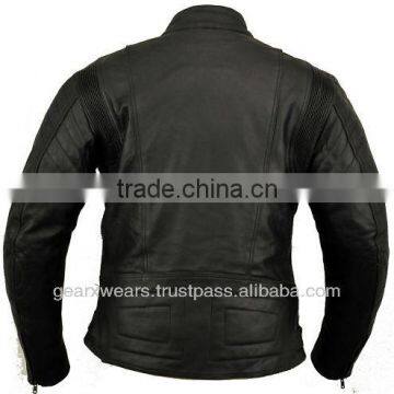 Mens Leather Motorbike Jacket photo-2