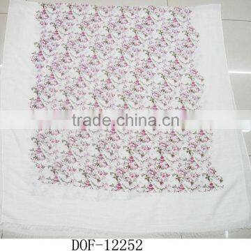 Fashion floral 100%viscose print scarf