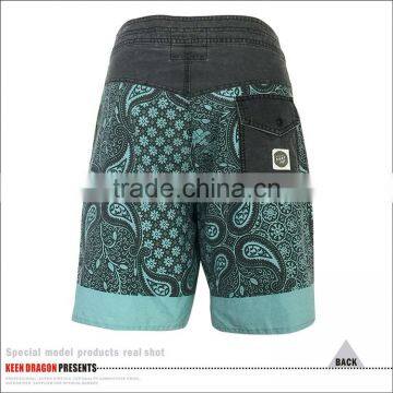 Boys Surf Wear Quick Dry Fabric Private Label Mens Swim Long Shorts photo-5