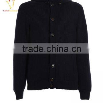 Men Winter knitted hooded wool coat,mens jackets and coats