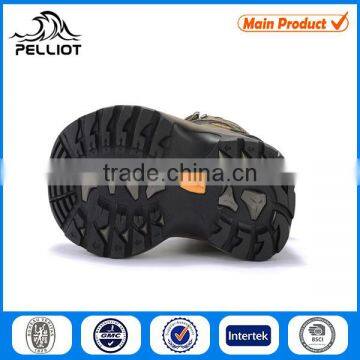 2016 Fashion Leather Mountain Outdoor Men Hiking Shoe photo-2