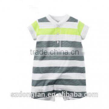 2016 New Fashion Design Carters Babies Costume Stripe Animal Printing Baby Girl Clothes Rompers From Guangzhou OEM Manufaturers photo-2