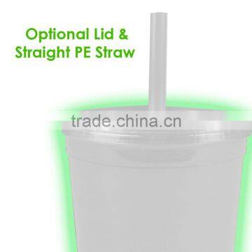 USA Made 20 oz Glow In The Dark Stadium Cup - Glows in the Dark, BPA-free and Comes With Your Logo photo-2