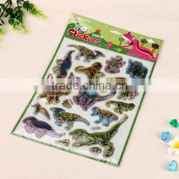 Children carton bubble sticker animal shapes sticker kids education toys DIY sticker enviroment non-poison