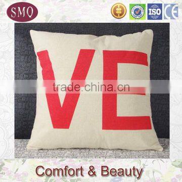 Natural Linen Color Customize Linen Cotton Printed Linen Cushion Cover photo-3