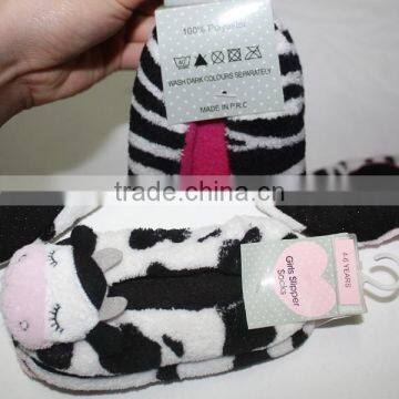 Fashion Parent-child AnimaL-headed Slippers Winter Family Indoor Fleece Slippers photo-4