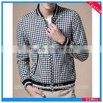 black and white smart leisual jacket for man