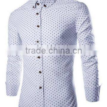 Men's Slim Fit Long Sleeve Button Down Shirts Dress Shirts Design photo-3