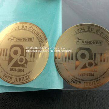 3M Glue Waterproof Glossy Metal Nickel Sticker photo-4