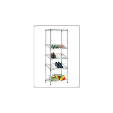 supply home furniture metal chrome shoes racks