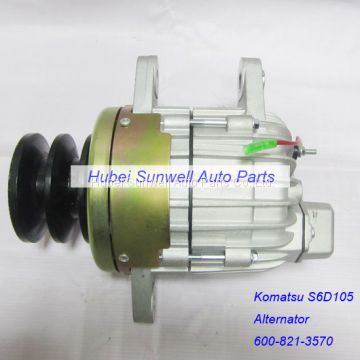 Komatsu PC200-3 S6D105 engine alternator 600-821-3570