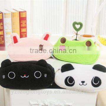 Cute plush toy pencil case animal pencil bag