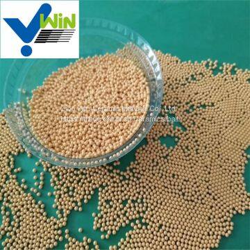 Cerium oxide zirconia golden beads for grinding paint