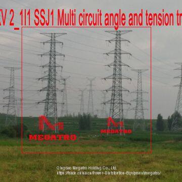 MEGATRO 220KV 2_1I1 SSJ1 Multi circuit angle and tension transmission tower