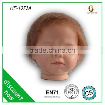 Top quality wefted mohair, reborn wig babies, oem styling head toy