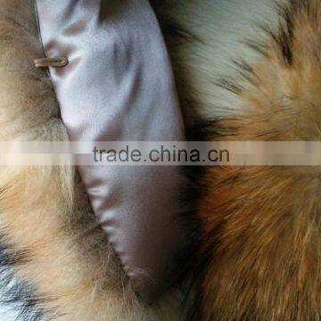 SJ190-01 Fashion Scarf Type Collar, Raccoon Dog Brown Collar Neck Designs