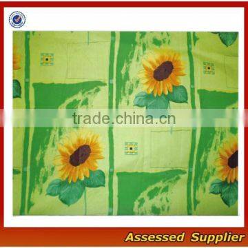 home textile microfiber sunflower printed fabric