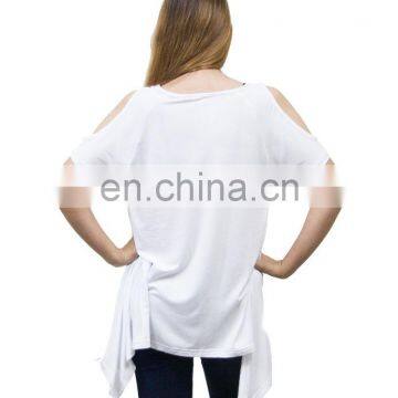 Womens Ladies Dressy Summer Casual Cold Off the Shoulder Tank Tops Shirts Blouse photo-6