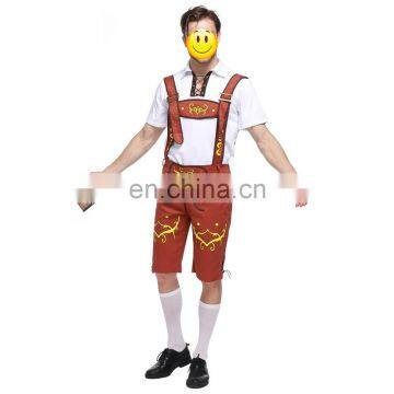 wholesale German Oktoberfest men costumes simple cosplay costumes with elasticity for Carnival MFJ-0024