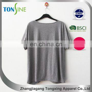 Women's Bat Sleeve T-shirt With Short Sleeve photo-2