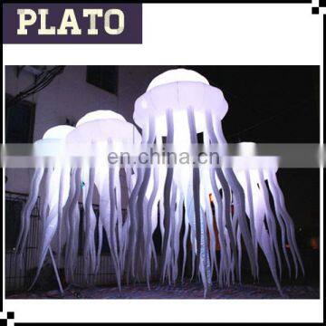 outdoor warm white light decoration inflatable jellyfish