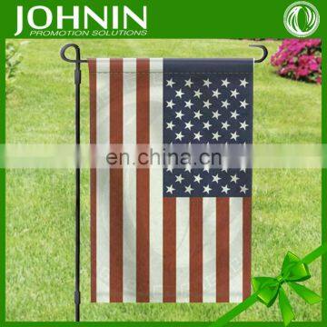 sublimation print custom logo decorative outdoor american garden flag