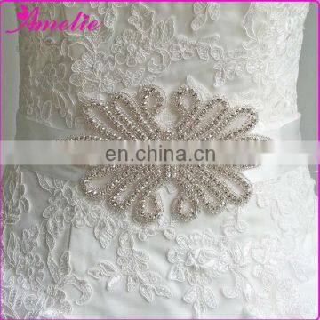 Crystal Appliques for wedding dresses sash