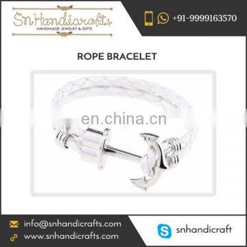 Standard Design Classy Look Rope Bracelet Available in Various Sizes and Colors