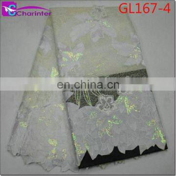 Charinter African Organza Lace Fabrics GL167 photo-4