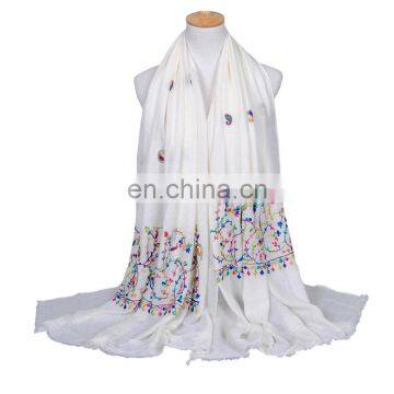 China Big Factory Good Price latest fashion hijab scarf with fringe