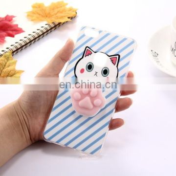 new prodcut cute Huawei P10 Lite Lovely 3D Cartoon Squeeze Relief Squishy Dropproof Protective Back Cover phone Case