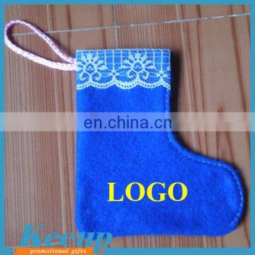 Customized Branded Promotional Felt Xmas Stockings for Christmas gift