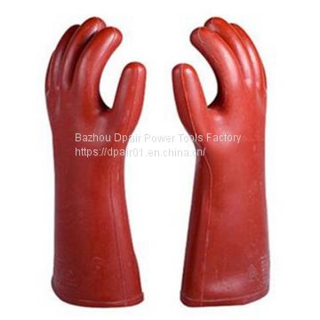 Insulating Rubber Gloves Class 2 made in china