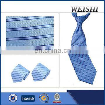 classic fashional navy striped silk neckties