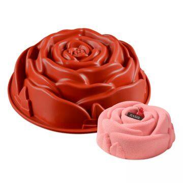 Free Sample Food Grade Silicone Cake Mould Baking Mousse Pudding Mould Tool