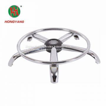 ZX-28Z Round Footstep Metal 5-star Bar Chair Base