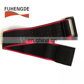 Wholesale plastic buckle anti slipping elastic loop band strapping logo printing