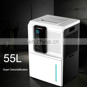 OJ-520E 55L Portable Dehumidifier with 11L Water Tank for Villa Wine Cellar and Basement