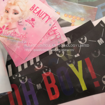 PLASTICLENTICULAR Custom Patches Soft 3d Lenticular Printing Flip Lenticular Patch for Textile Clothes photo-5