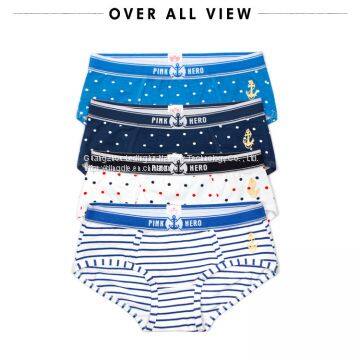 Ocean Wind Series Printed Couple Underwear, Ladies Triangle Underwear OEM / ODM photo-4
