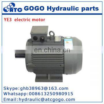 YE3 series 3kw 3 phase ac electric motor horizontal motor